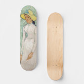 Vincent van Gogh - Mädchen in Weiß Skateboard (Vorderseite)