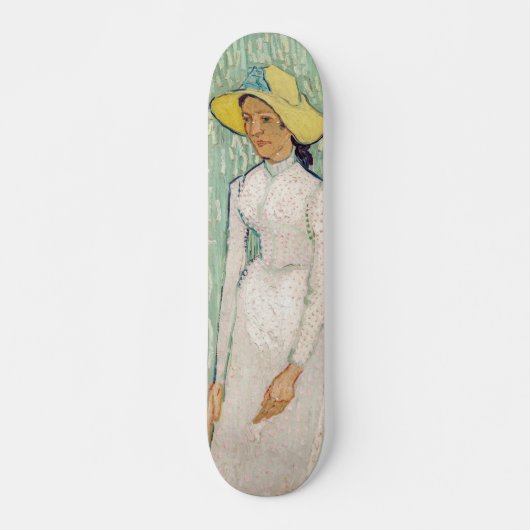 Vincent van Gogh - Mädchen in Weiß Skateboard (Vorne)