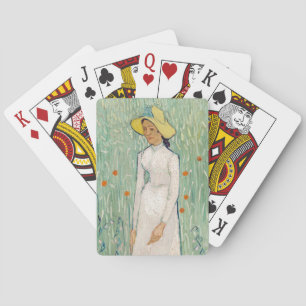 Vincent van Gogh - Mädchen in Weiß Spielkarten