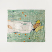 Vincent van Gogh - Mädchen in Weiß Wandteppich (Vorderseite (Horizontal))