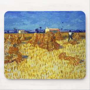 Vincent van Gogh-Mais-Ernte in Provence Mousepad