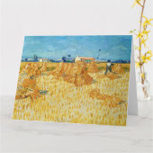 Vincent Van Gogh, Maisernte in der Provence Karte (Gelbe Blume)