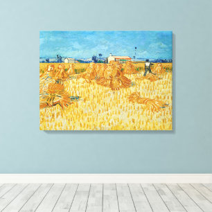 Vincent Van Gogh, Maisernte in der Provence Leinwanddruck