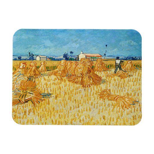 Vincent Van Gogh, Maisernte in der Provence Magnet (Horizontal)