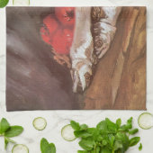 Vincent van Gogh - Makrele, Zitronen und Tomaten Geschirrtuch (Gefaltet)