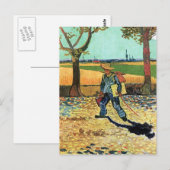Vincent Van Gogh - Maler auf dem Weg zur Arbeit Postkarte (Vorne/Hinten)