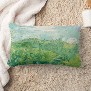 Vincent Van Gogh Malerei Grüne Weizenfeld Lendenkissen