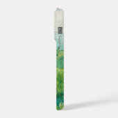 Vincent Van Gogh Malerei Grüne Weizenfelder  iPhone Hülle (Linke Seite)