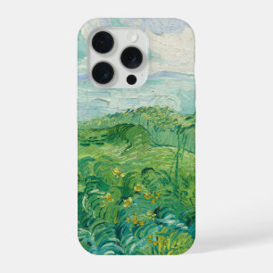 Vincent Van Gogh Malerei Grüne Weizenfelder iPhone 15 Pro Hülle