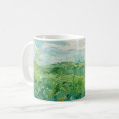 Vincent Van Gogh Malerei Grüne Weizenfelder Kaffeetasse (Vorderseite Links)