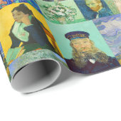 Vincent van Gogh-Malereien Geschenkpapier (Rolleneckpunkt)