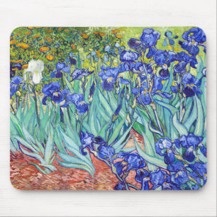 Vincent Van Gogh malt Irises Mousepad