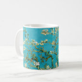 Vincent Van Gogh malte Mandelblüten Kaffeetasse (Vorderseite Links)