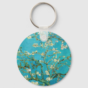 Vincent Van Gogh malte Mandelblüten Schlüsselanhänger