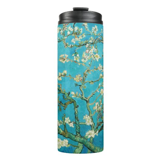 Vincent Van Gogh malte Mandelblüten Thermosbecher (Vorderseite)