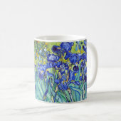 Vincent Van Gogh maltet Schwertlilien Kaffeetasse (VorderseiteRechts)