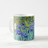 Vincent Van Gogh maltet Schwertlilien Kaffeetasse (Vorderseite Links)