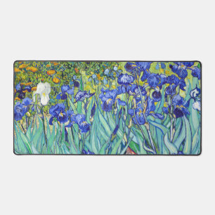 Vincent Van Gogh maltet Schwertlilien Schreibtischunterlage
