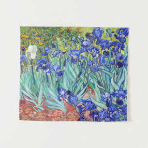 Vincent Van Gogh maltet Schwertlilien Wandteppich