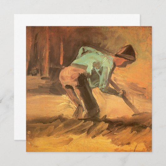 Vincent van Gogh - Man Stooping w Stick or Spade (Vorne/Hinten)