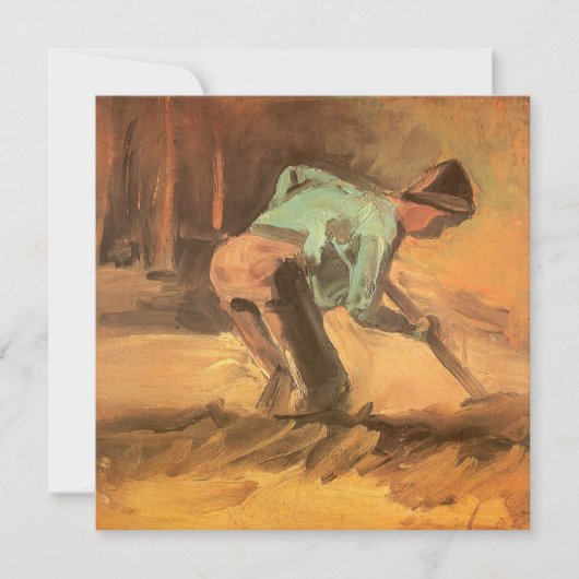 Vincent van Gogh - Man Stooping w Stick or Spade (Vorderseite)