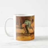 Vincent van Gogh - Man Stooping w Stick or Spade Kaffeetasse (Links)