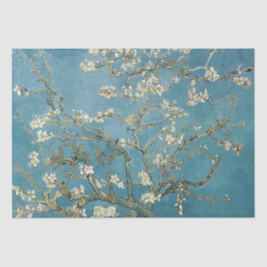 Vincent van Gogh | Mandelblüte (1890) Seidenpapier (Vorderseite)