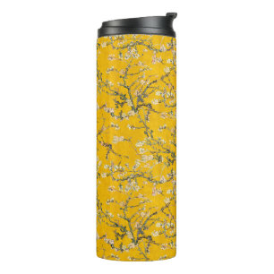 Vincent Van Gogh Mandelblüte auf Neapelgelb Thermosbecher