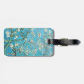 Vincent van Gogh - Mandelblüten - QR-Code Gepäckanhänger (Rückseite horizontal)