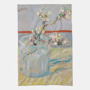 Vincent van Gogh - Mandelzweig in einem Glas Geschirrtuch