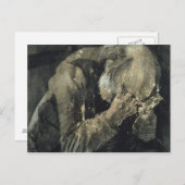 Vincent van Gogh | Mann mit seinem Kopf in den Hän Postkarte (Vorne/Hinten)