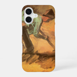 Vincent van Gogh - Mann sich mit Stock oder Spaten iPhone 16 Hülle