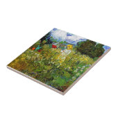 Vincent Van Gogh - Marguerite Gachet im Garten Fliese (Seite)