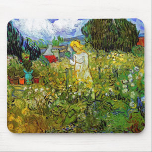 Vincent Van Gogh - Marguerite Gachet im Garten Mousepad