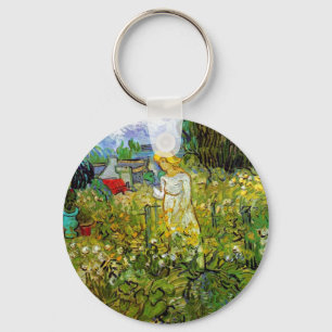 Vincent Van Gogh - Marguerite Gachet im Garten Schlüsselanhänger