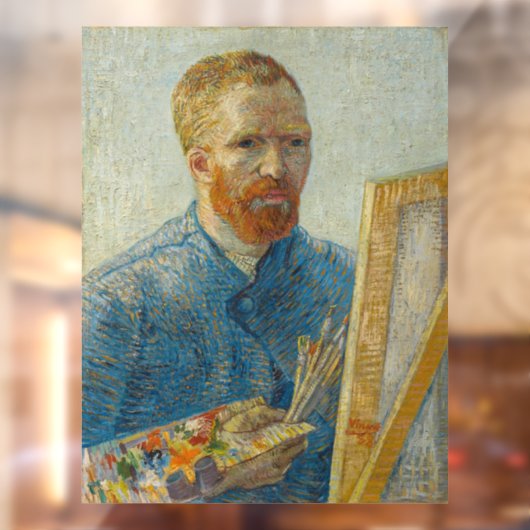 Vincent Van Gogh Master Artisan Self Portrait Fensteraufkleber (Blatt 2)