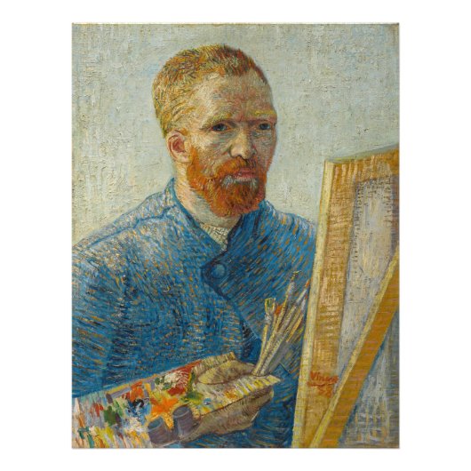Vincent Van Gogh Master Artisan Self Portrait Fotodruck (Vorne)
