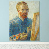 Vincent Van Gogh Master Artisan Self Portrait Leinwanddruck (Insitu (Holzboden))