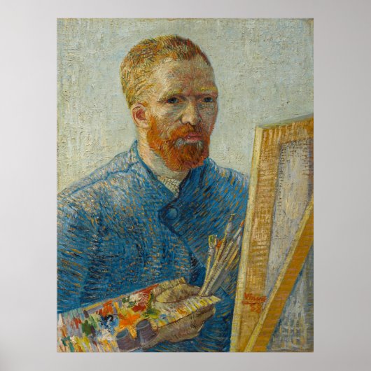 Vincent Van Gogh Master Artisan Self Portrait Poster (Vorne)