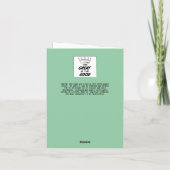 Vincent Van Gogh Masterpiece Geburtstag Karte (Rückseite)