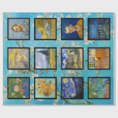 Vincent Van Gogh - Masterpiece Grid Geschenkpapier (Flach)