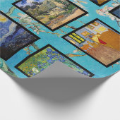 Vincent Van Gogh - Masterpiece Grid Geschenkpapier (Ecke)