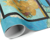 Vincent Van Gogh - Masterpiece Grid Geschenkpapier (Rolleneckpunkt)