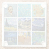 Vincent Van Gogh - Masterpiece Grid Glasuntersetzer (Rückseite)