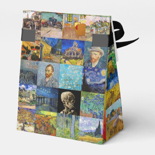 Vincent van Gogh - Masterpiece Mosaic Patchwork T Geschenkschachtel (Rückseite)