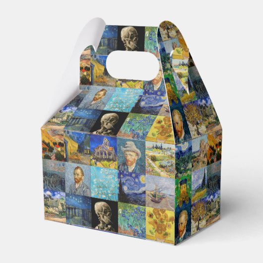 Vincent van Gogh - Masterpiece Mosaic Patchwork T Geschenkschachtel (Rückseite)