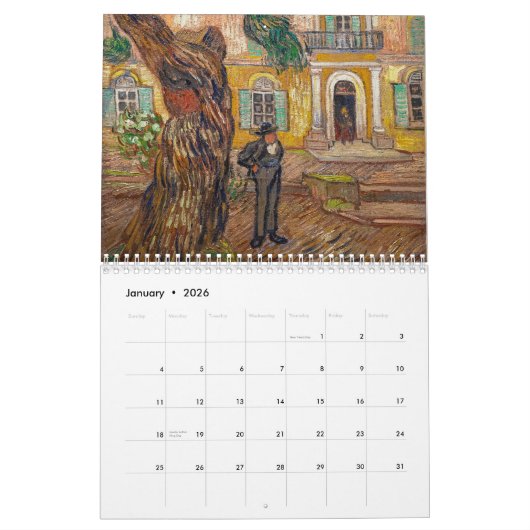 Vincent van Gogh Masterpiece Selection Kalender (Jan 2026)