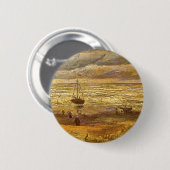 Vincent van Gogh - Meer bei Scheveningen Button (Vorne & Hinten)