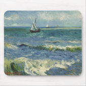 Vincent van Gogh - Meerblick nahe Les Saintes Mousepad (Vorne)