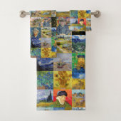 Vincent van Gogh - Meisterwerke Mosaic Patchwork Badhandtuch Set (Insitu)
